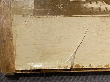 A Chinese album with nine silver gelatin albumen photos of a.o. the Shanghai Bund, dated 1899