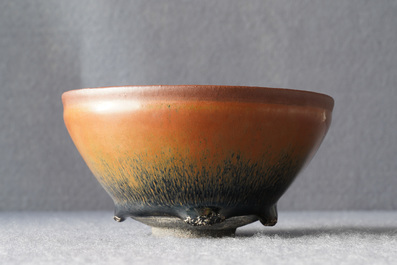 A Chinese jianyao 'hare's fur' tea bowl, Song