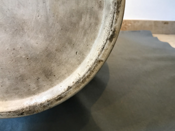 Een grote Chinese famille rose vaas, 19e eeuw