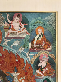 Een 'Mahakala' thangka, Tibet, 19e eeuw