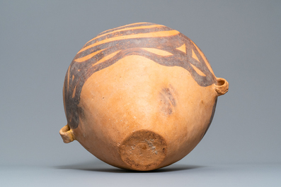 A Chinese pottery vase, Banshan period, Majiayao culture, 2600 to 2300 BC