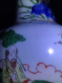 Een Chinese wucai vaas met onsterfelijken, Transitie periode