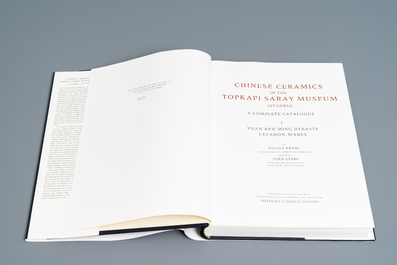 Regina Krahl, John Ayers: Chinese Ceramics in the Topkapi Saray Museum, Istanbul: A Complete Catalogue, 3 volumes