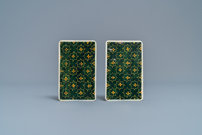 A complete playing cards set with erotic miniatures on ivory, India, early 20th C.