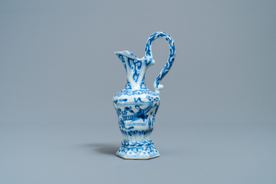 Een Chinese blauw-witte kan naar Europees zilveren voorbeeld, Kangxi