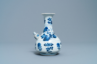 A Chinese blue and white kendi, Kangxi