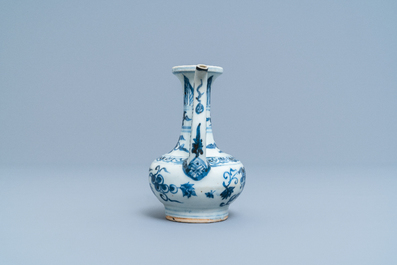 A Chinese blue and white 'grapevine' ewer, Ming