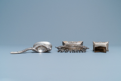 A group of silver wares, Vietnam, early 20th C.