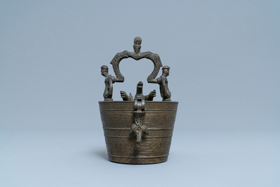 A bronze nest of weights, Nuremberg, Germany, early 17th C.