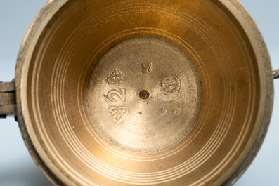 A bronze nest of weights, Nuremberg, Germany, 17th C.