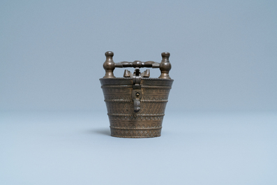 A bronze nest of weights, Nuremberg, Germany, 17th C.