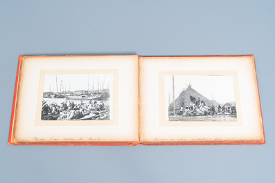 An album with thirteen black and white silver gelatin photos of China, dated 1903