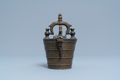 A bronze nest of weights, Nuremberg, Germany, 17th C.