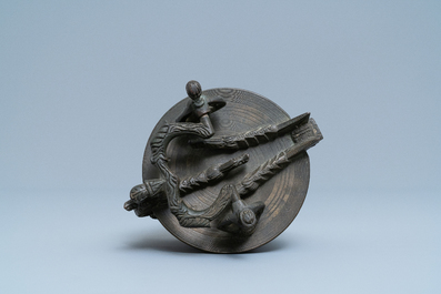 A bronze nest of weights, Nuremberg, Germany, early 17th C.