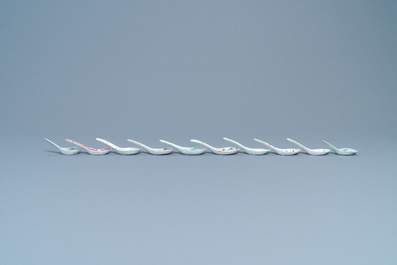 21 various Chinese spoons, 19/20th C.