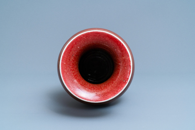 Een Chinese monochrome sang de boeuf vaas, 19e eeuw
