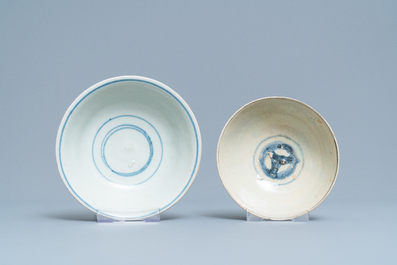 A varied collection of Chinese blue and white wares, Ming and later