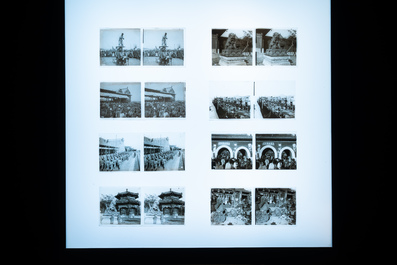 A collection of 201 stereoviews of China on glass slides, mostly Beijing, ca. 1903