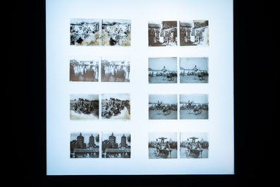 A collection of 201 stereoviews of China on glass slides, mostly Beijing, ca. 1903