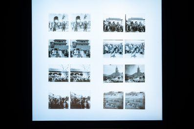 A collection of 201 stereoviews of China on glass slides, mostly Beijing, ca. 1903