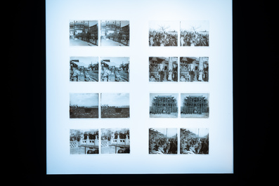 Une collection de 201 photos st&eacute;r&eacute;oscopiques de Chine sur plaques de verre, la plupart P&eacute;kin, vers 1903