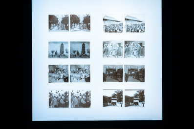 Une collection de 201 photos st&eacute;r&eacute;oscopiques de Chine sur plaques de verre, la plupart P&eacute;kin, vers 1903