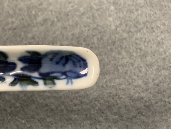 Ten Chinese blue and white spoons for the Straits or Peranakan market, 19/20th C.