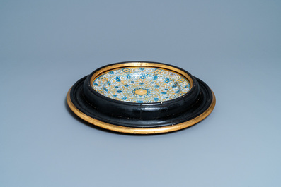 A polychrome Italian maiolica luster-glazed charger, Deruta, 2nd half 16th C.