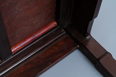 Two Chinese rectangular wooden 'kang' tables, 19/20th C.