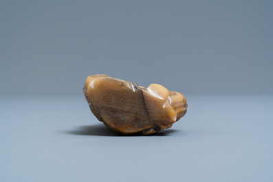 Une figure en pierre &agrave; savon dite 'de Shoushan', Chine, 18&egrave;me