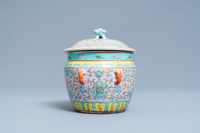 Six Chinese famille rose wares for the Straits or Peranakan market, 19th C.