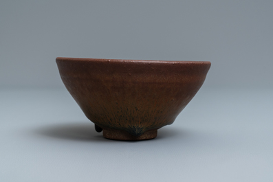 A Chinese Jian 'hare's fur' tea bowl, Song