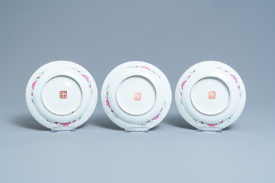 A 56-piece Chinese famille rose service for the Straits or Peranakan market, 19th C.