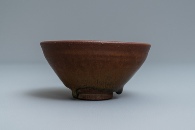 A Chinese Jian 'hare's fur' tea bowl, Song