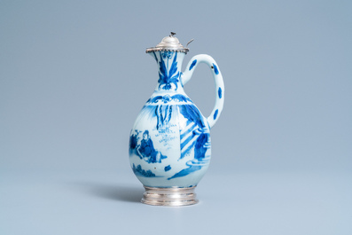Een Chinese blauw-witte kan met Nederlandse zilveren montuur, Transitie periode