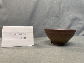 A Chinese Jian 'hare's fur' tea bowl, Song