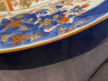 A Chinese verte-imari 'Governor Duff' dish, Yongzheng