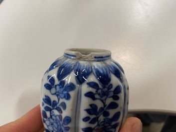 A collection of Chinese blue and white vases, Kangxi