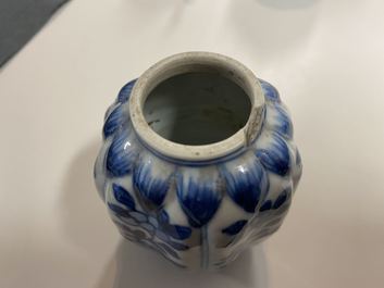 A collection of Chinese blue and white vases, Kangxi