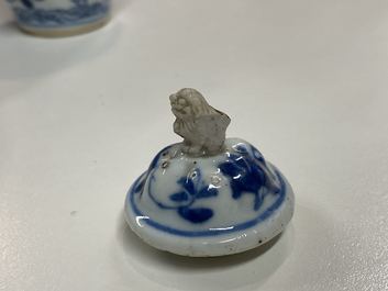 Een collectie Chinese blauw-witte vazen, Kangxi