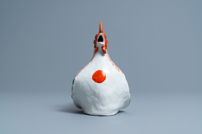 Un mod&egrave;le d'un coq en porcelaine Kakiemon, Japon, Edo, 17&egrave;me