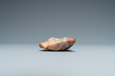 Une figure d'un immortel en pierre &agrave; savon dite 'de Shoushan', Chine, 18/19&egrave;me