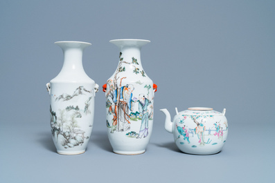 A varied collection of Chinese porcelain, 19/20th C.