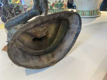 Une figure de Tara en alliage de cuivre, Sino-Tibet, 19&egrave;me