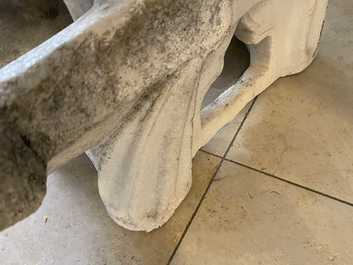 Un kilga en marbre blanc, Egypte fatimide, 11/12&egrave;me