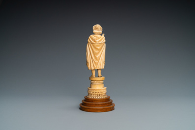 An Indo-Portuguese ivory figure of the Christ Child blessing, probably Goa, 17th C.