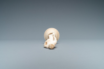 An ivory figure of Venus, Dieppe, France, 19th C.