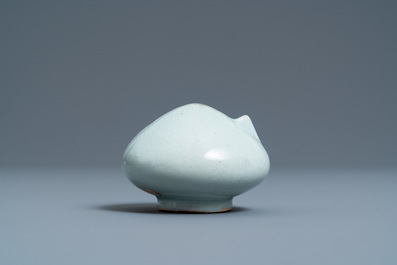 A Korean celadon-glazed water dropper, 20th C.