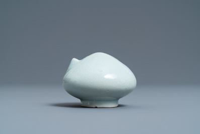 A Korean celadon-glazed water dropper, 20th C.