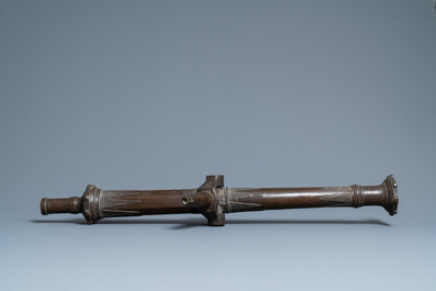 Un canon portable de type 'Lantaka' en bronze, Indon&eacute;sie ou Malaisie, 17/18&egrave;me